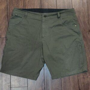 Kuhl Men's Ramblr 10" Hiking Shorts In Driftwood Green SIZE 38